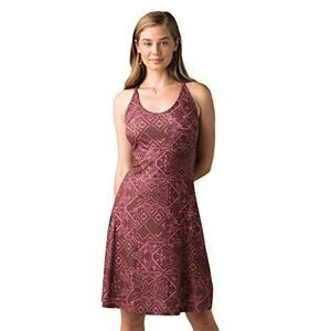 PrAna Womens Opal Dress Athleisure Athletic Size L Sleeveless Knee Length Boho